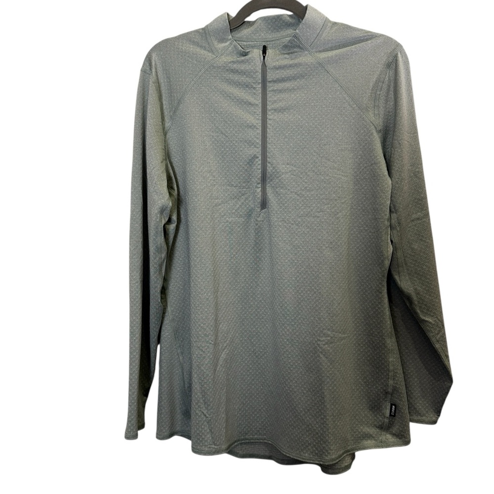 REI co-op Light Gray Women’s Quarter-Zip Performance Pullover Sz XL